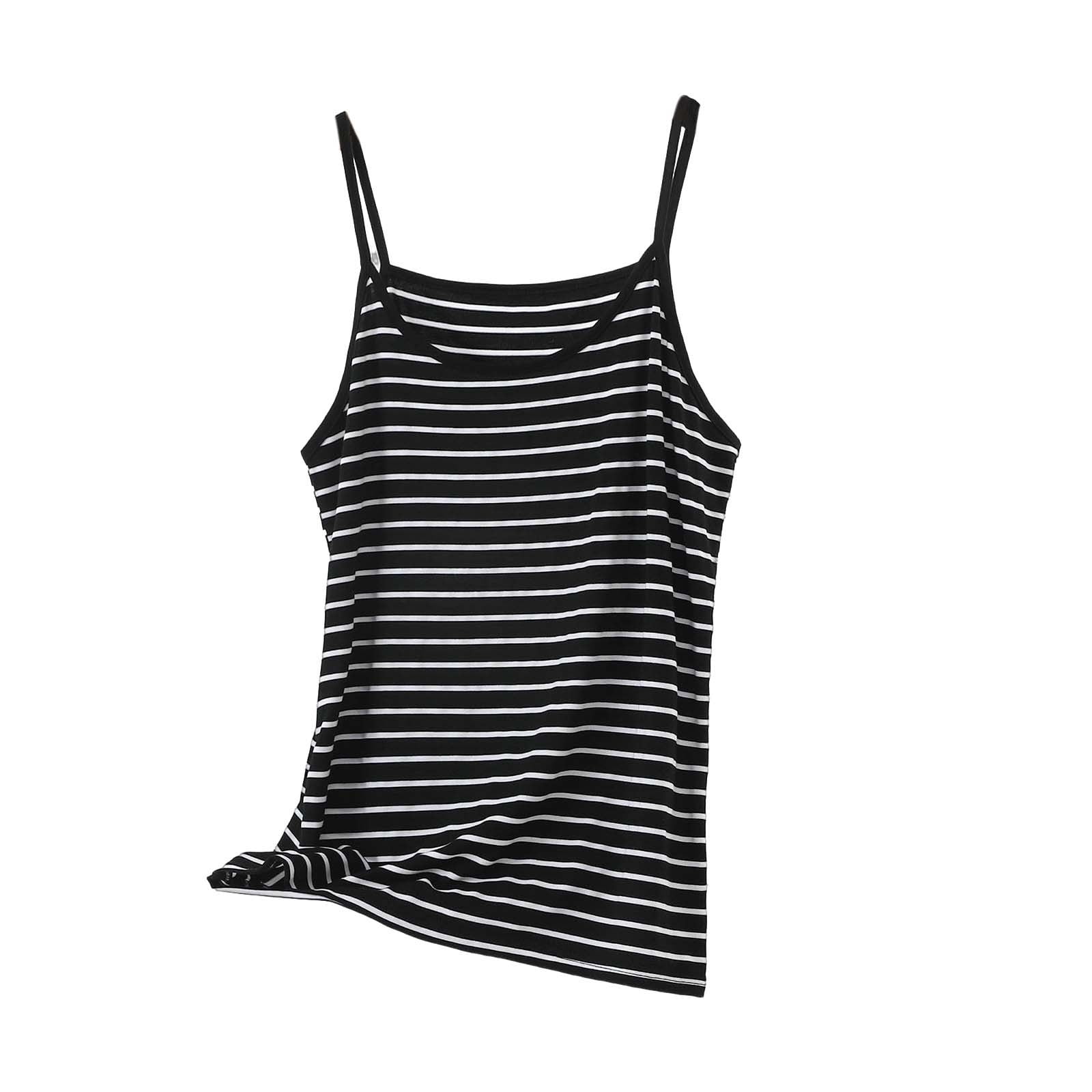 Ahabrexf Women's Sleeveless Tank Tops Summer Casual Modal Blends Scoop ...