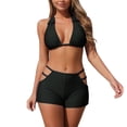 thumbnail image 1 of Ahabrexf Women's Tankini Swimsuits Tummy Control 2-Pc Bathing Suit Set with Shorts for Women, 1 of 6