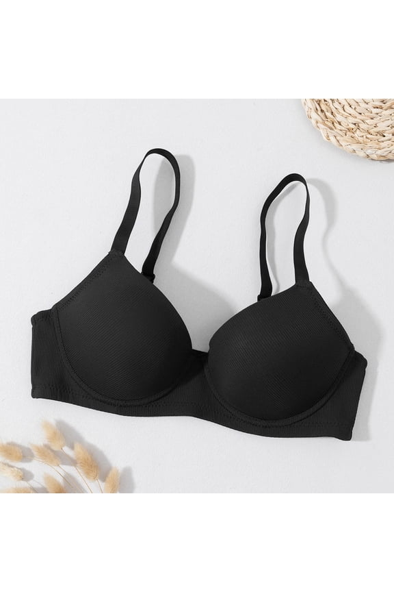 Women's Underwear Seamless,Solid Color Backless Push Up Beautiful Back Everyday Bras