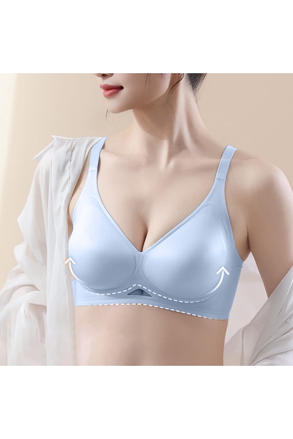 Women's Underwear Seamless,Solid Color Backless Push Up Beautiful Back Everyday Bras