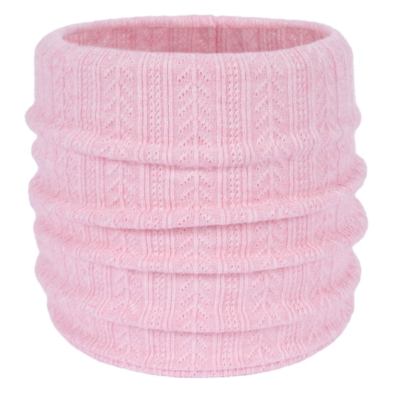 Ahabrexf Scarfs for Women Winter Warm, High Neck Thick Yarn Solid Color Protection Neck Cover