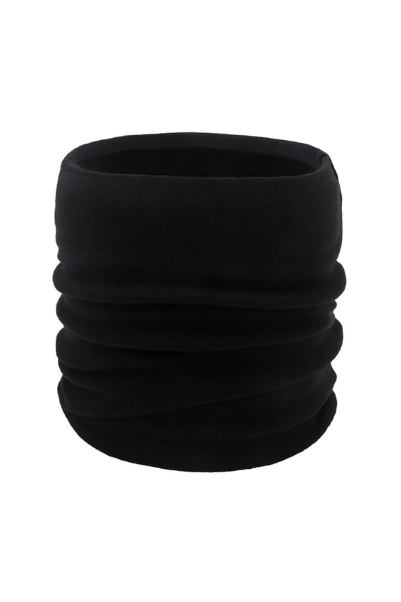 Neck Cover for Winter, Warmth Protection High Neck Thick Yarn Solid Color Scarf