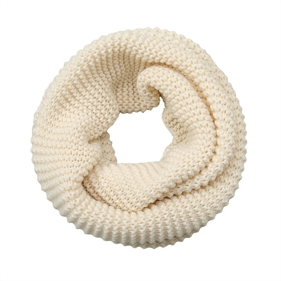 Ahabrexf Solid Color Scarf, Women's Winter Thick Knit Design with Warm Protection