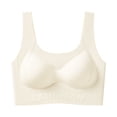 thumbnail image 1 of Ahabrexf Women's Wireless Bras Seamless Pullover Style Padded Bralettes with Removable Cups, Soft No Underwire Everyday Sleep Bra, 1 of 5