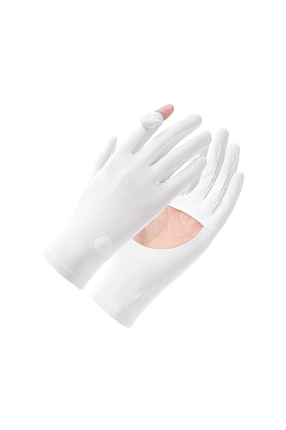 Womens Driving Gloves Uv Protection for Women, Solid Color Touchscreen Non-Slip Elastic Wrist Outdoor Sports Gloves, 1 Pair