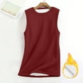 thumbnail image 1 of Ahabrexf Jackets for Women, Fall Winter Loose Sleeveless Round Neck Thick Fleece Lambhair Warm Vest, 1 of 8