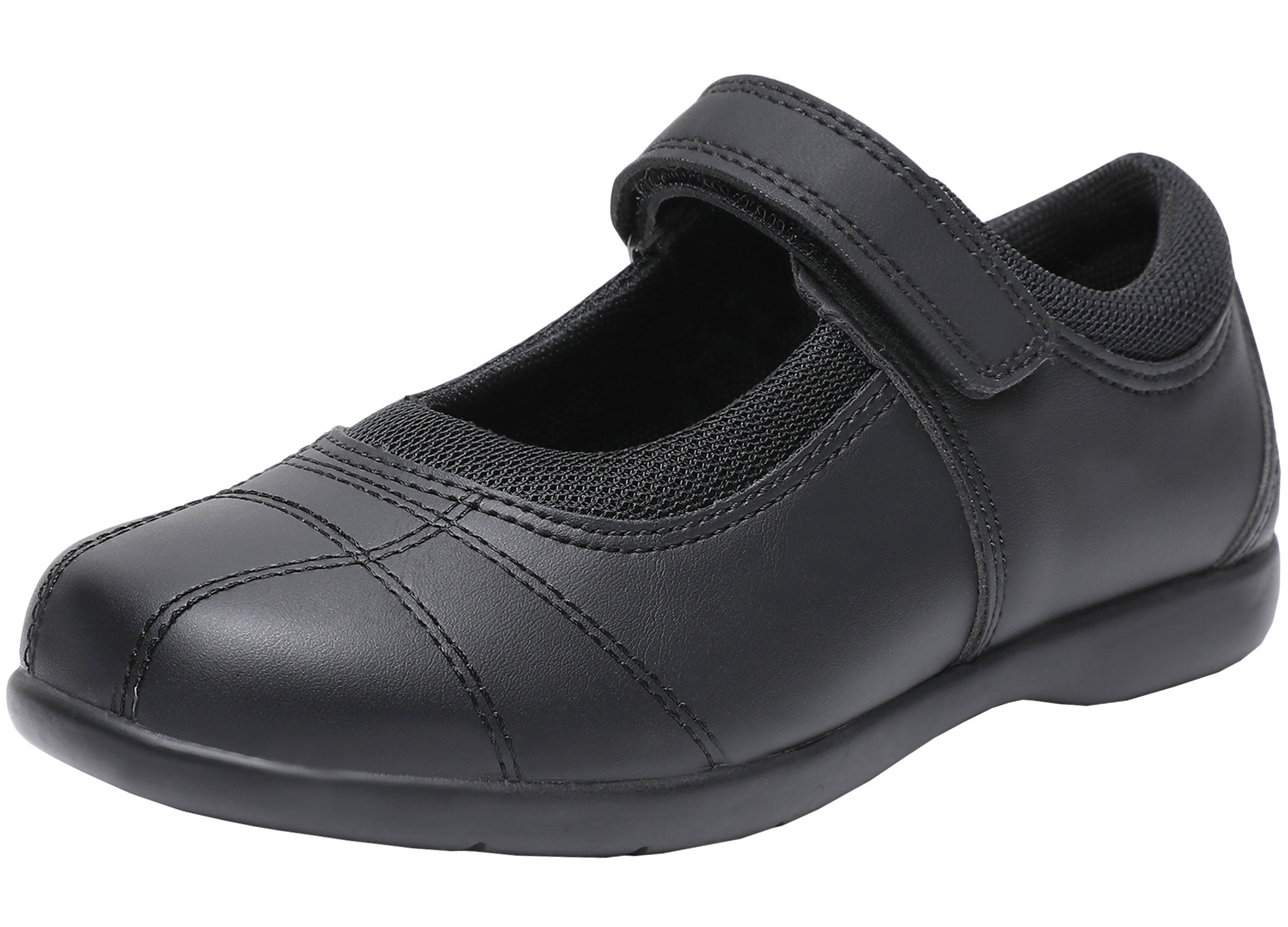 Ahannie Girl's Mary Jane Flats Oxford School Uniform Shoes Black Dress ...