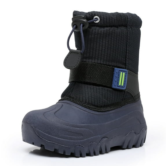 Ahannie Kids Boys Girls Winter Snow Boots Waterproof Anti-Slip Warm Outdoor Shoes (Toddler/Little Kid)