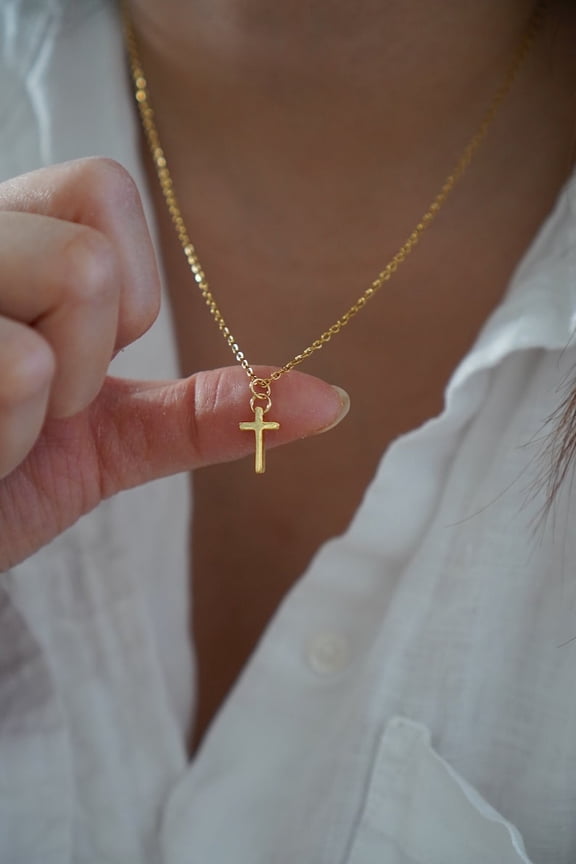 Jewels 925 Sterling Silver Holy Easter Cross Necklace Pendent for Women's
