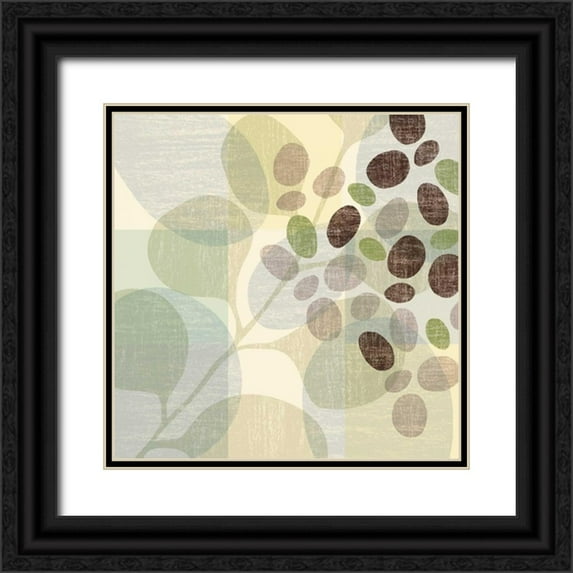 Ahava 12x12 Black Ornate Wood Framed with Double Matting Museum Art Print Titled - Spa I