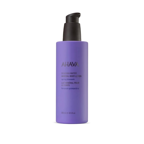 AHAVA Dead Sea Water Mineral Body Lotion, Spring Blossom - Provides All Day Hydration, Fights Dehydration, Refines Skin's Texture, with Exclusive Osmoter, Aloe Vera & Witch Hazel, 8.5 Fl.Oz