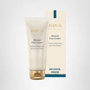 AHAVA Dead Sea Water Mineral Foot Cream   Daily Hydration for Dry Soles | Softens, Nourishes & Prevents Cracks with Osmoter , Witch Hazel, Jojoba & Avocado Oils, 5.1 Fl Oz