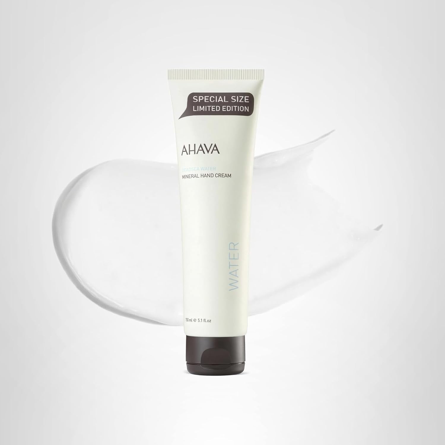 AHAVA Dead Sea Water Mineral Hand Cream – Daily Hand Moisturiser for Dry, Cracked Hands | Enriched with Osmoter™, Witch Hazel & Soothing Allantoin, 5.1 fl.oz