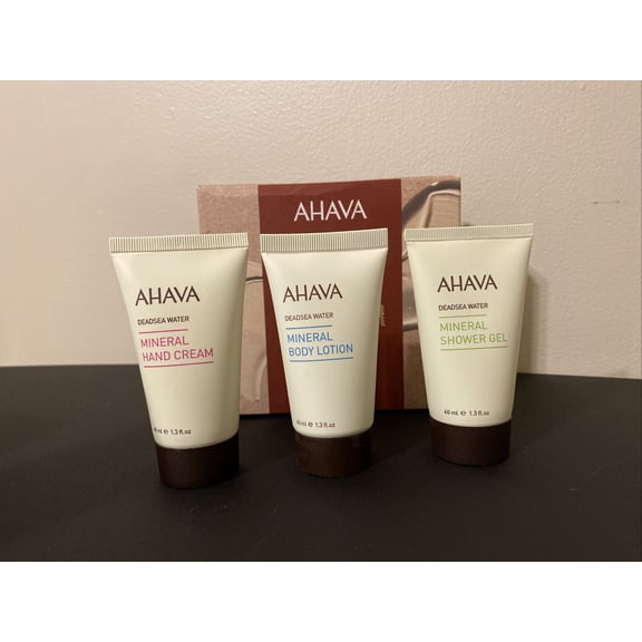 Ahava Naturally Refreshing Trio - Mineral Hand Cream, Lotion & Shower Gel