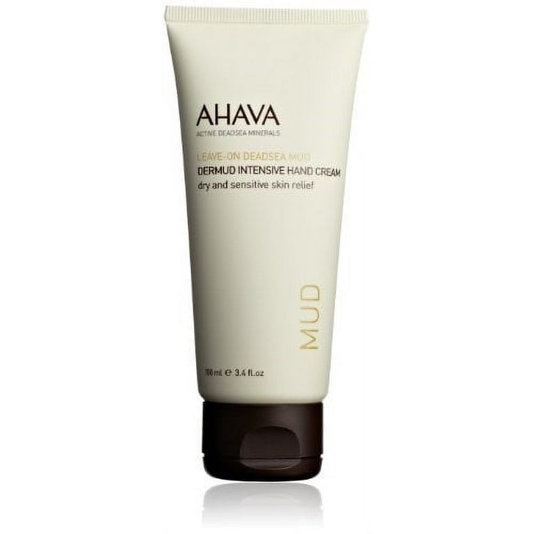 Ahava leave-on deadsea mud dermud intensive hand cream 3.4 oz / 100 ml