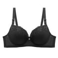 thumbnail image 1 of Ahdbta Bras for Women Plus Size Underwire Push Up Minimizer Bra Floral Lace Seamless Full Coverage Lift Everyday Bras, 1 of 3
