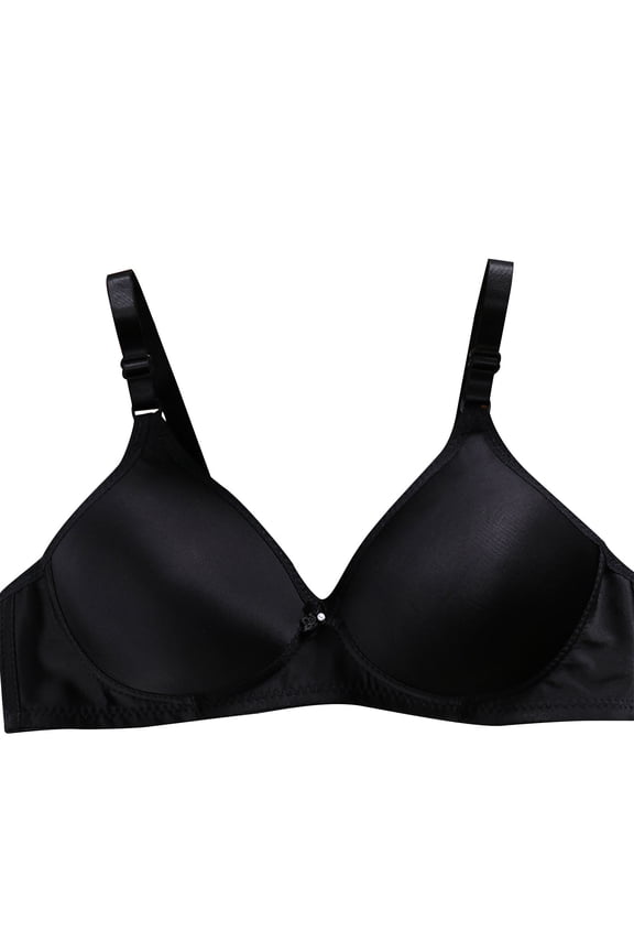 Full Cup Lift Bras for Women No Underwire Soft Comfy Push Up Wireless Everyday Bras V Neck Seamless Bralettes