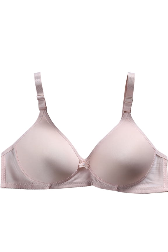 Full Cup Lift Bras for Women No Underwire Soft Comfy Push Up Wireless Everyday Bras V Neck Seamless Bralettes