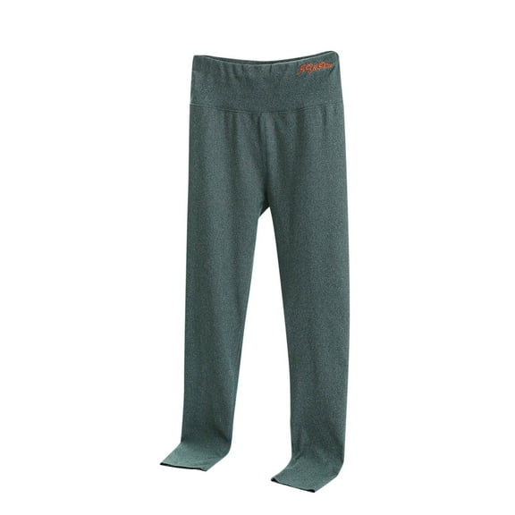 Ahdbta High Waisted Leggings for Women Fleece Lined Thermal Seamless Underwear Pants Solid Color Comfy Thickened Leggings