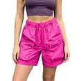 thumbnail image 1 of Ahdbta Hiking Shorts for Women Lightweight Quick Dry Cargo Short Summer Outdoor Drawstring Athletic Running Shorts with Zipper Pockets, 1 of 7