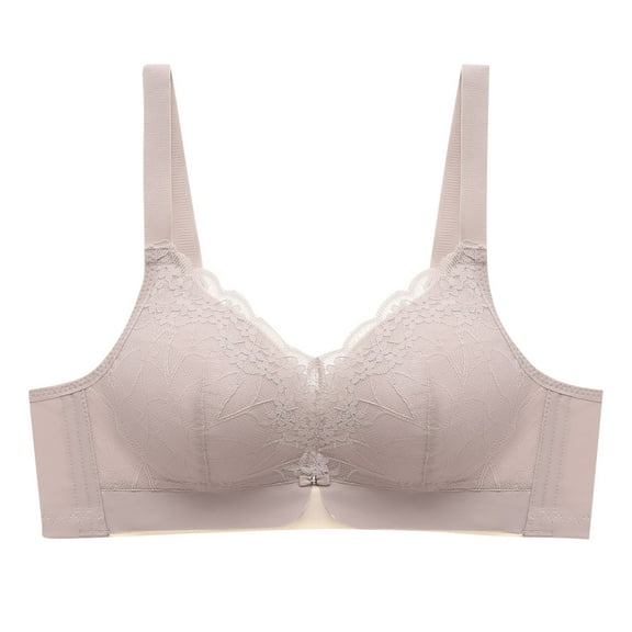 Ahdbta Push Up Bras for Women Full-Coverage Wireless Lift Support Bra Non Padded No Underwire Comfort Everyday Bra