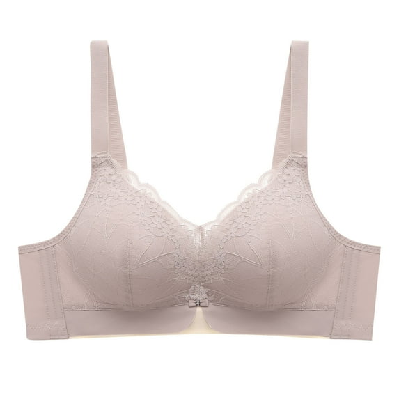 Ahdbta Push Up Bras for Women Full-Coverage Wireless Lift Support Bra Non Padded No Underwire Comfort Everyday Bra