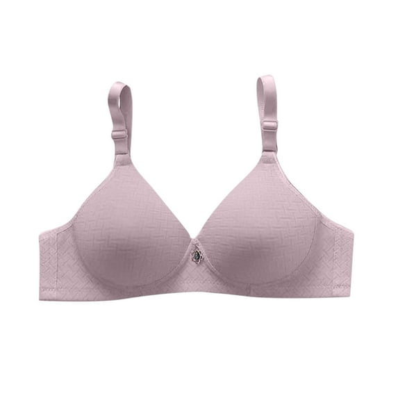 Ahdbta Push Up Bras for Women Full-Coverage Wireless Lift Support Bra Non Padded No Underwire Comfort Everyday Bra