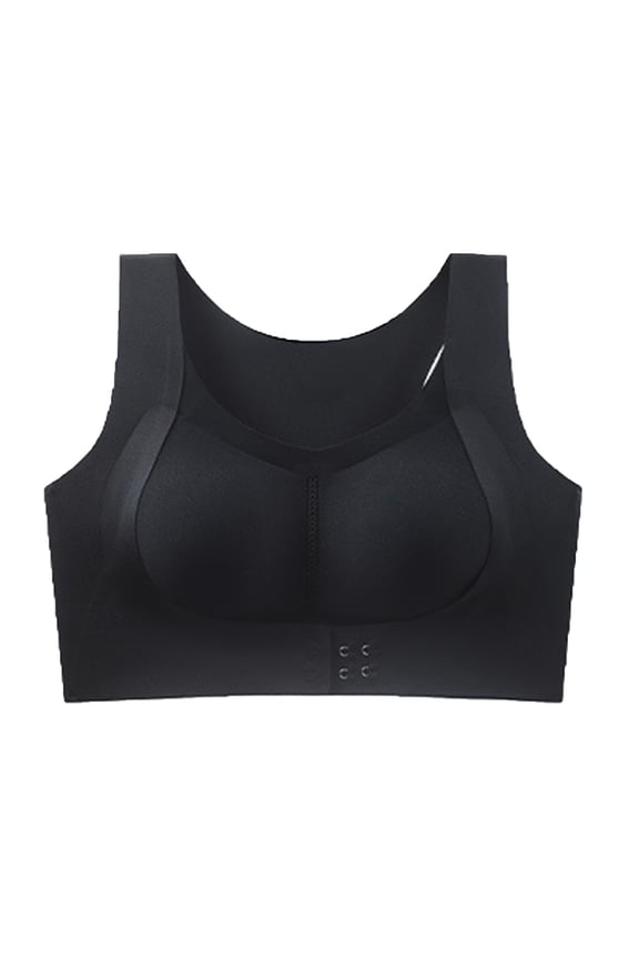 Seamless Front Closure Bras for Women No Underwire Posture Back Smoothing Support Bra Non-Slip Full Coverage Bras