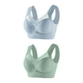 thumbnail image 1 of Ahdbta Seamless Wirefree Bras for Women Comfy Mesh Soft Padded Back Smoothing Posture Bra Plus Size No Underwire Everyday Bras, 1 of 2