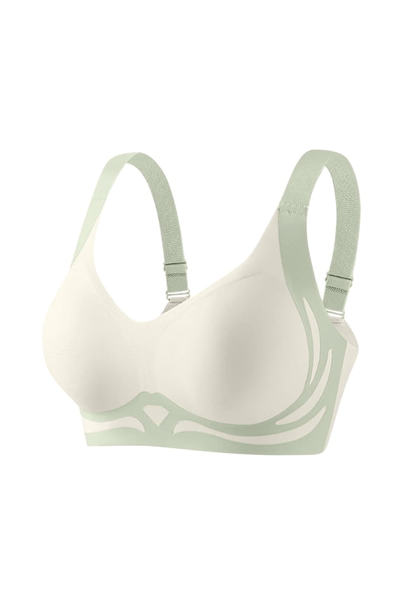 Smoothing Bra Anti Sagging Wireless Push Up Bras for Women No Underwire Full Coverage Bra Comfy Bras for Everyday