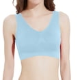 thumbnail image 1 of Ahdbta Sports Bras for Women - Unpadded Wirefree Seamless Support Bra for Yoga Gym Workout Fitness, 1 of 6
