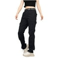 thumbnail image 1 of Ahdbta Tactical Cargo Pants Women High Waisted Water Resistance Baggy Stretch Work Trousers Multi-Pockets Combat Hiking Pants, 1 of 9