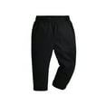 thumbnail image 1 of Ahdbta Toddlers Boys Dress Pants Dressy Casual High Waisted School Uniforms Pants Straight Baggy Trousers with Pockets, 1 of 3