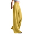 thumbnail image 1 of Ahdbta Wide Leg Dress Pants for Women High Waist Business Dressy Casual Pants Office Work Slacks Long Trousers with Pockets, 1 of 6