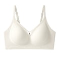 thumbnail image 1 of Ahdbta Wireless Bras for Women No Underwire V Neck Bralette Seamless Comfortable Push Up Full Coverage Everyday Bras, 1 of 3