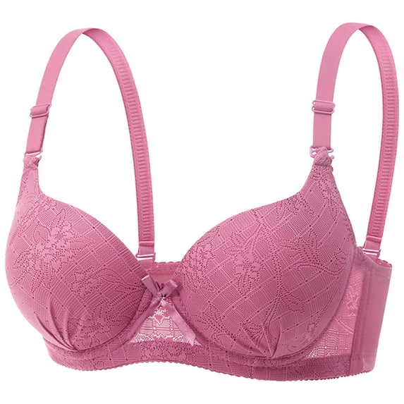 Ahdbta Women's Full Cup Seamless Wirefree Bra Push Up Bralette Fashion Adjustable Spaghetti Strap Comfortable Everyday Bras