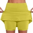 thumbnail image 1 of Ahdbta Women's High Waisted Tennis Skirts Tummy Control High Waisted Athletic Golf Skorts Skirts for Women with Inner Shorts, 1 of 5