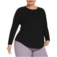 thumbnail image 1 of Ahdbta Women's Plus Size Sun Shirts UPF 50+ UV Protection Long Sleeve Rash Guard Shirt Quick Dry Workout Hiking Fishing Tops, 1 of 5
