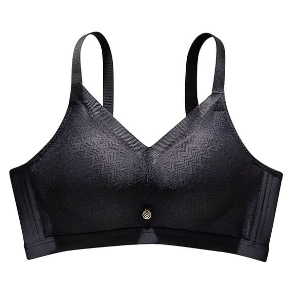 Ahdbta Women's Seamless Bras Soft Comfy Wireless Bra No Underwire Supportive Full Coverage Lace Tshirt Everyday Bra