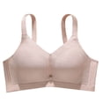 thumbnail image 1 of Ahdbta Women's Seamless Bras Soft Comfy Wireless Bra No Underwire Supportive Full Coverage Lace Tshirt Everyday Bra, 1 of 7