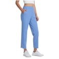 thumbnail image 1 of Ahdbta Womens Golf Capris Pants Ankle Stretch Lightweight Sweatpants for Athletic Hiking Travel Work Lounge Slacks Trousers with Pockets, 1 of 8