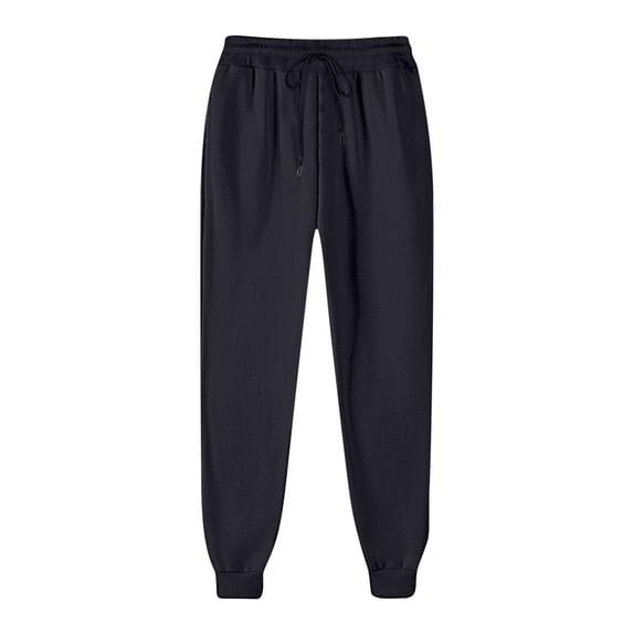 Ahdbta Womens Harem Sweatpants Drawstring Elastic Waist Baggy Solid Trousers Lounge Joggers Active Workout Pants with Pockets