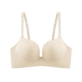 thumbnail image 1 of Ahdbta Womens Seamless Wireless Minimizer Bras Soft Comfy Full Coverage No Underwire Bralettes Push Up Support Everyday Bra, 1 of 5