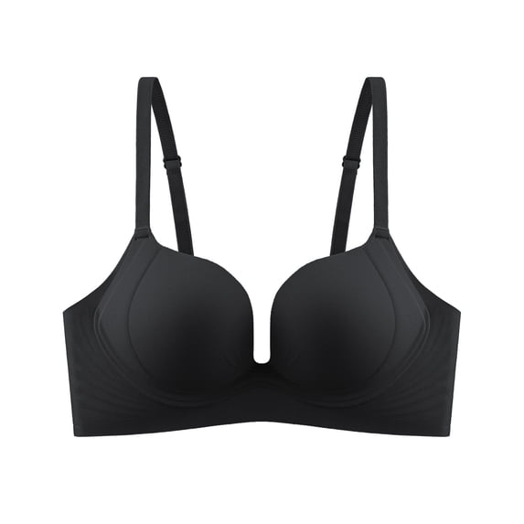 Ahdbta Womens Seamless Wireless Minimizer Bras Soft Comfy Full Coverage No Underwire Bralettes Push Up Support Everyday Bra