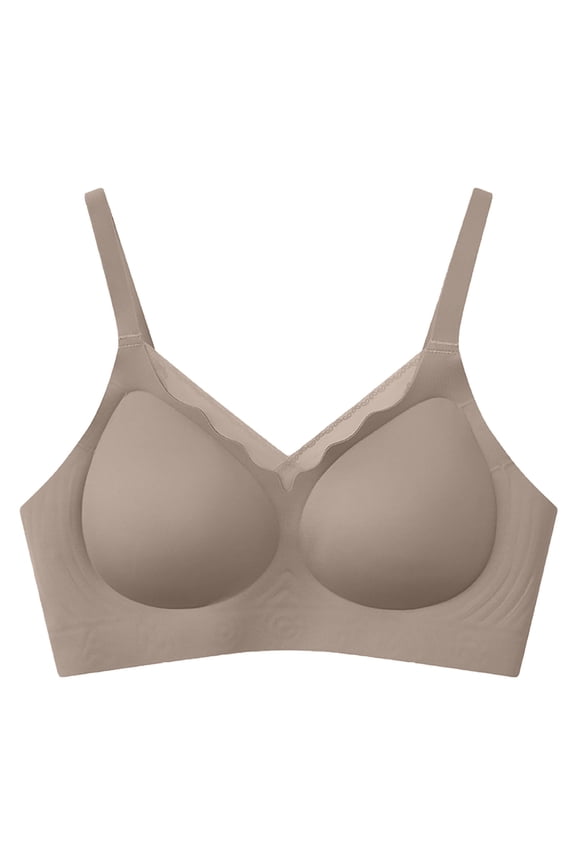 Womens Wireless Bras Comfortable Push Up Bra No Underwire Full Support Lift Bralette Everyday Seamless Tshirt Bras