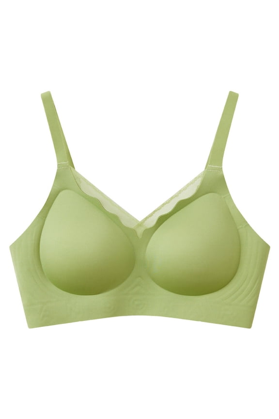 Womens Wireless Bras Comfortable Push Up Bra No Underwire Full Support Lift Bralette Everyday Seamless Tshirt Bras