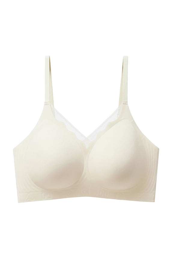 Womens Wireless Bras Comfortable Push Up Bra No Underwire Full Support Lift Bralette Everyday Seamless Tshirt Bras