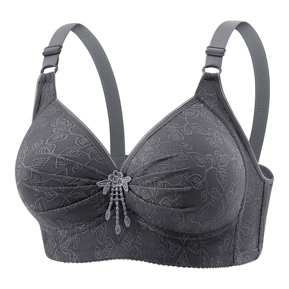 Ahdbta Womens Wireless Bras Full Coverage Comfortable Seamless Everyday Bras Soft Non-Padded Support Push Up T-Shirt Bras