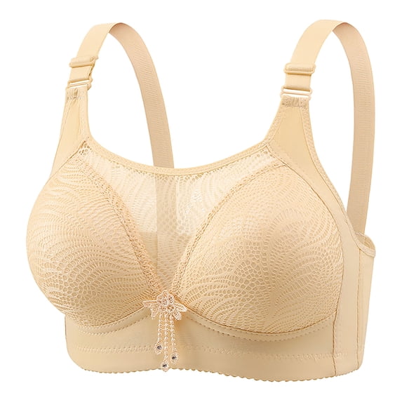Ahdbta Womens Wireless Bras V Mesh Comfortable Bralette Supportive Tshirt Bra No Underwire Seamless Push Up Everyday Bras
