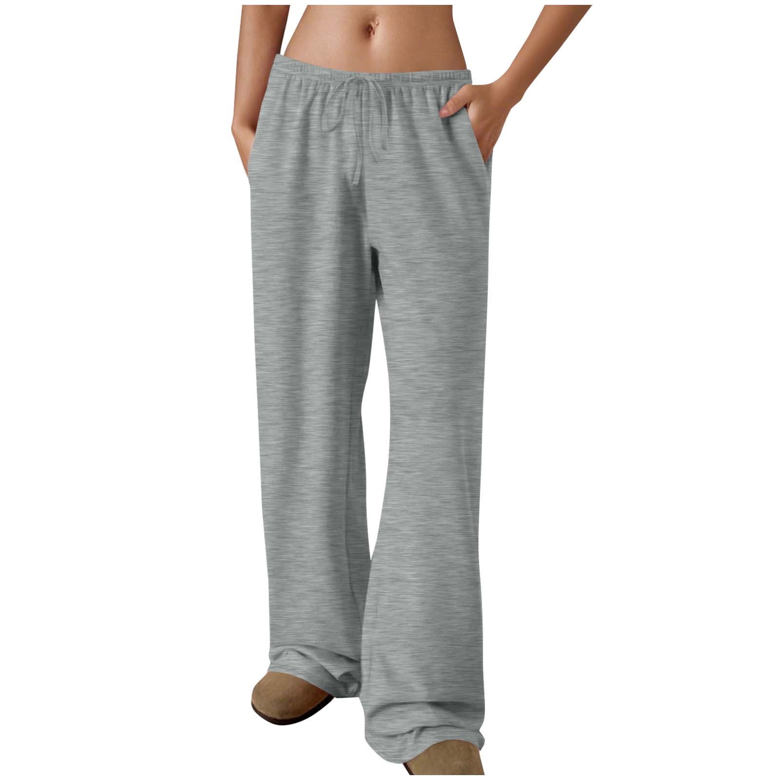 Women Yoga Sweatpants Pajama Wide Leg Cotton Drawstring Lounge Pants Leisure main image 0